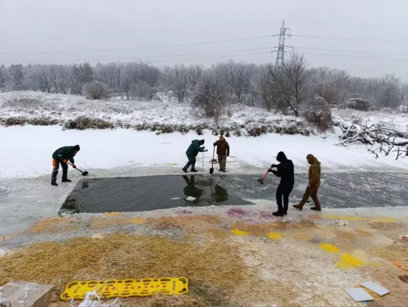 В Ірпені рятують птахів від морозів: для качок і лебедів розколюють лід на водоймах - 3