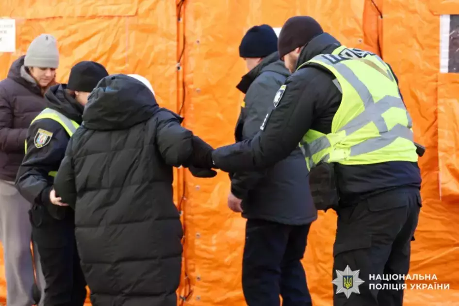 Намети, медики й поліція: як у Києві організували екстрений обігрів для тисяч людей - 5