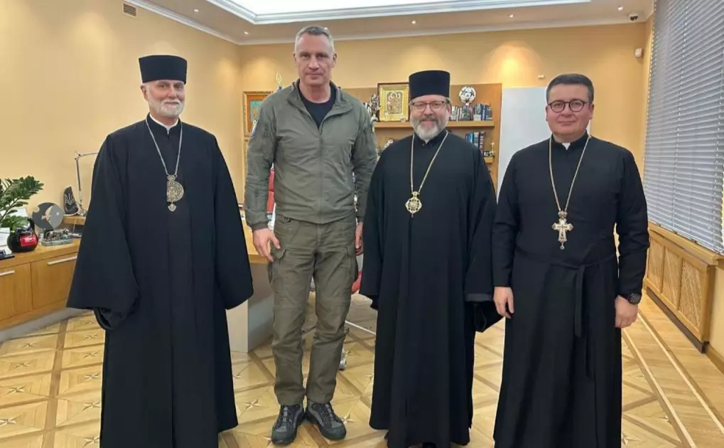 УГКЦ підтримує Київ у війні та зимових випробуваннях: Святослав зустрівся з Кличком - 1
