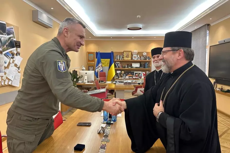 УГКЦ підтримує Київ у війні та зимових випробуваннях: Святослав зустрівся з Кличком - 2