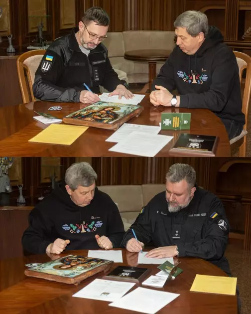 До Музею війни у Києві передали копію офіційної ікони ГУР - 2
