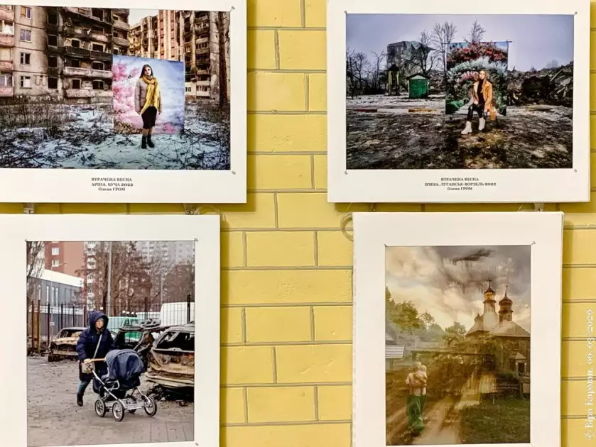 Фотопроєкт «Вкрадена весна» Олени Гром експонується у Камінній залі та Будинку архітектора - 6