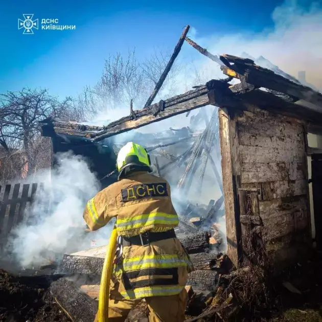 На Київщині подружжя спопелило пів гектара землі та сусідський сарай - 3