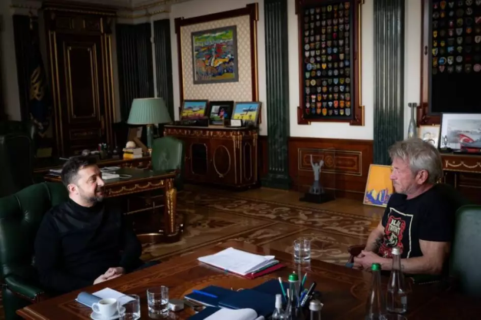 Шон Пенн обрав Україну замість «Оскара»: актор прибув до Києва потягом і зустрівся з Зеленським - 2