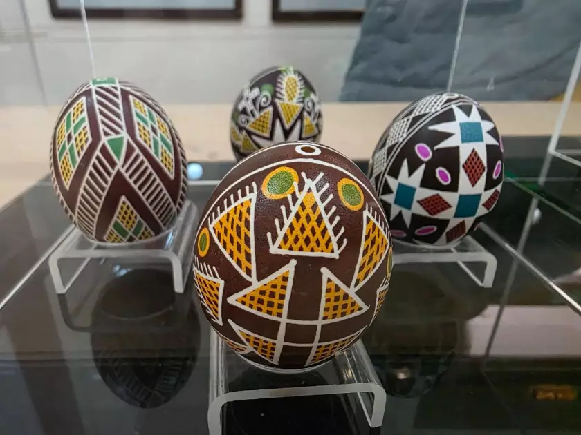 У Києві відкрили виставку великодніх писанок із унікальної колекції Ераста Біняшевського - 7