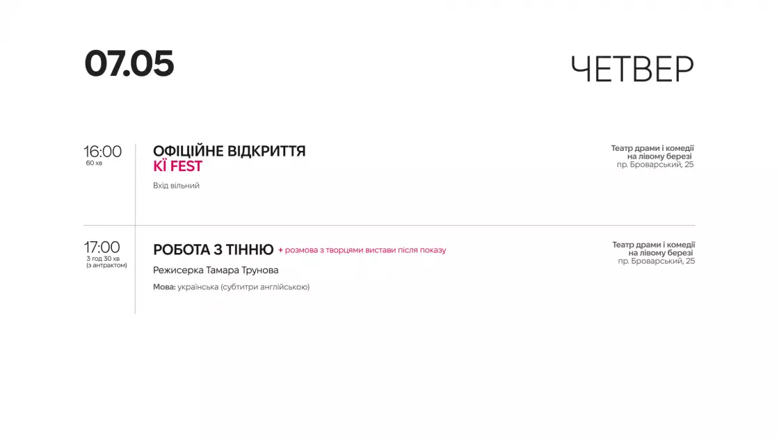 У Києві вперше проведуть KЇ FEST - театр, який говорить на рівних із світом - 2