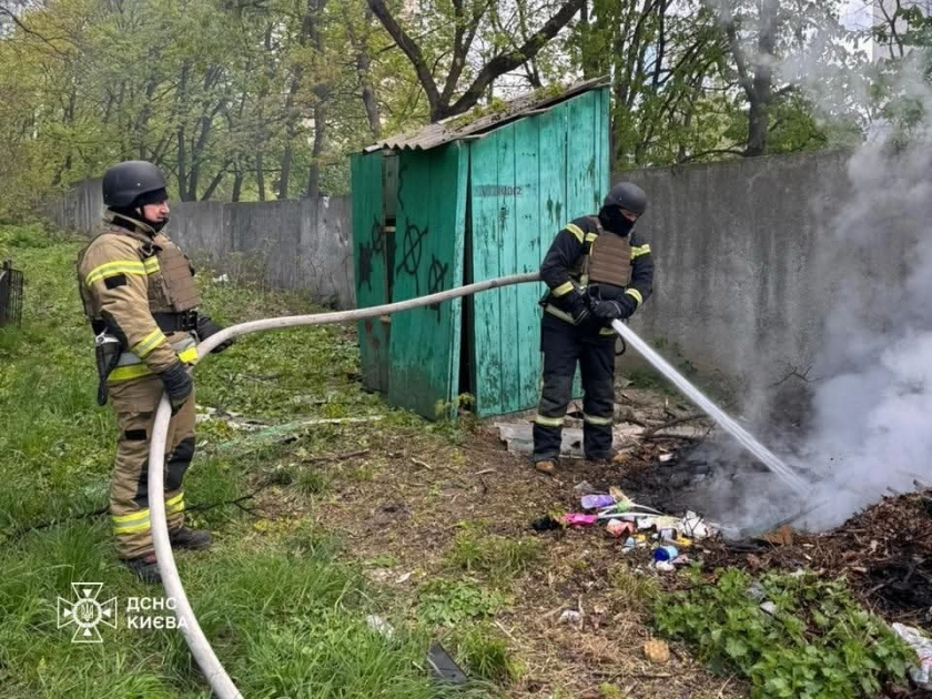 Наслідки атаки дронів на Київ 28 квітня: пожежі, руйнування та постраждалі (фото) - 5