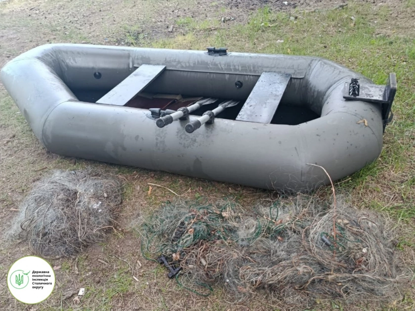 У Вишгородському районі викрили незаконний вилов риби сітками на річці Ірпінь - 2