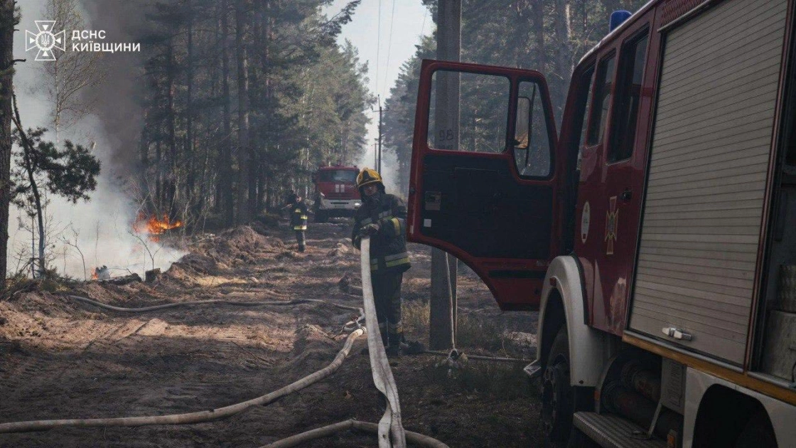 У Чорнобильській зоні горить понад 1100 гектарів лісу - 1