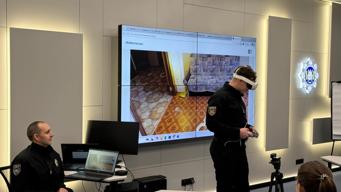 У Києві майбутніх слідчих почали навчати за допомогою VR-технологій - 1
