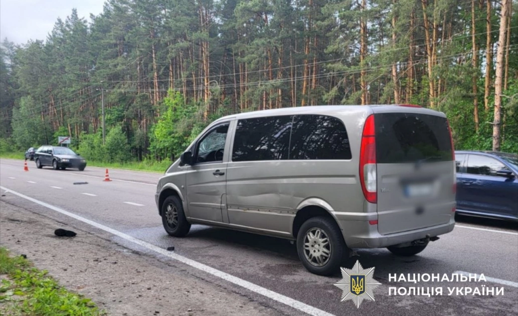 На Вишгородщині під час обгону через суцільну лінію водій збив пішохода — чоловік загинув - 1
