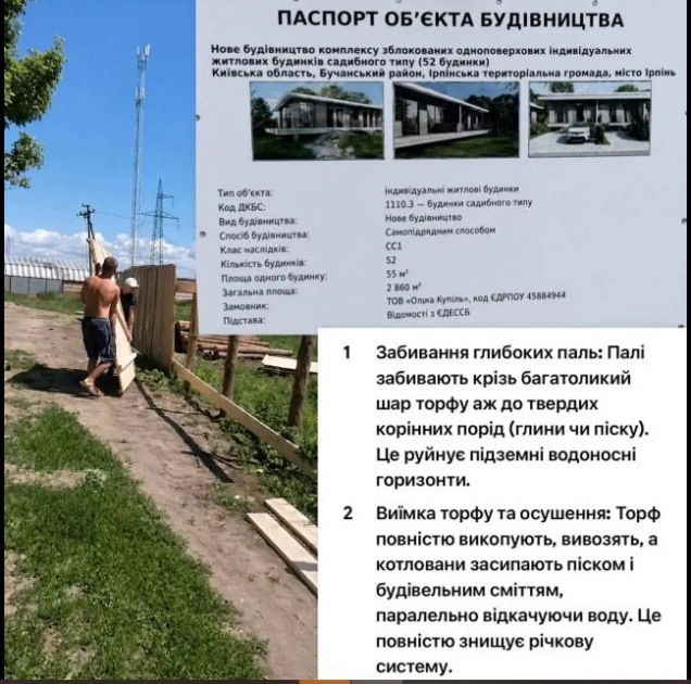 Жителі Київщини демонтували паркан забудовника на заплаві річки Ірпінь - 2