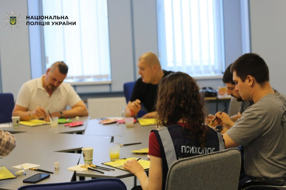 У Києві поліцейські психологи застосовують арт-терапію для відновлення поранених бійців і ветеранів - 3