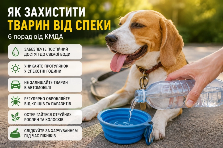 Як захистити тварин від спеки: 6 порад від КМДА для власників у Києві - 1