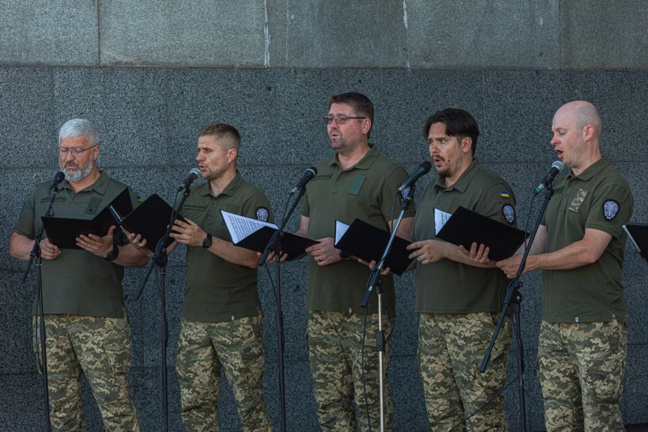 У Києві відкрили виставку, що об'єднала Статую Свободи та «Батьківщину-матір» - 5
