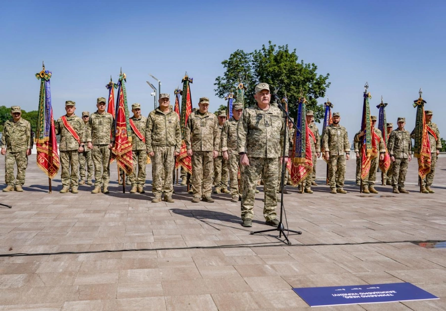 На Алеї українського війська відкрили пам'ятний знак на честь зенітників ЗСУ - 3
