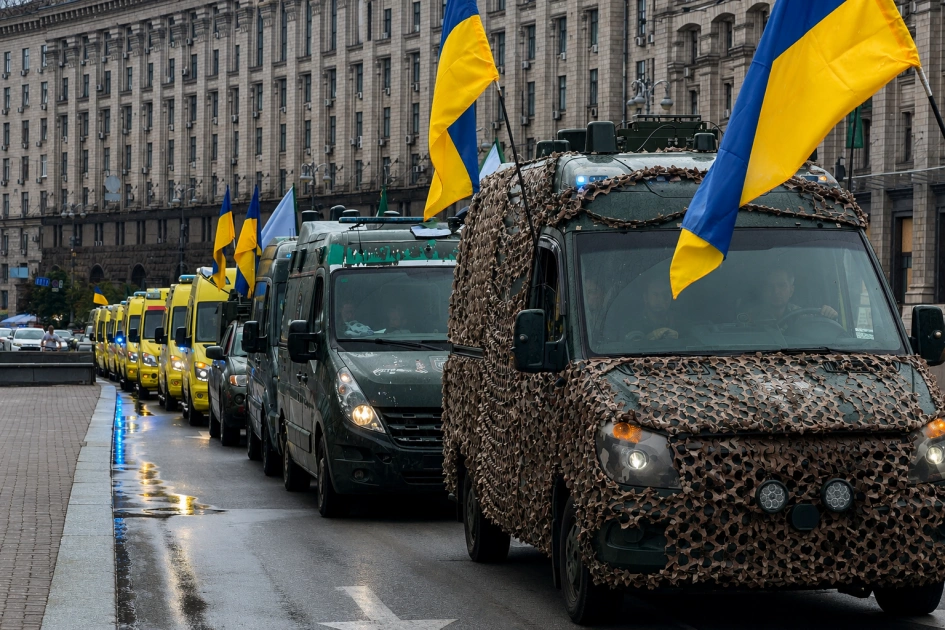 У Києві до 12-річчя батальйону «Госпітальєри» провели автопробіг пам'яті - 1